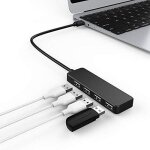Hub usb 2. 0 4 ports ultra fin - adaptateur portable - extension haute vitesse - multiport usb - câble ... Hub usb 2. 0 4 ports ultra fin - adaptateur portable - extension haute vitesse - multiport usb - câble ...
