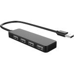 Hub usb 2. 0 4 ports ultra fin et portable pour imac pro, macbook air, mac mini / pro, surface pro, notebook, ...