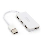 Hub usb 2. 0 pour ordinateur portable, adaptateur externe  4 ports haute vitesse pour macbook, ps3, ...