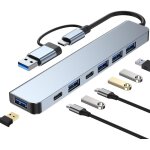 Hub usb 3. 0 2. 0 usb - c rpartiteur, rallonge, adaptateur multiport avec usb 3. 0 u2013 elargissez ...