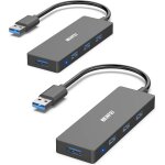 Hub usb 3. 0 à 4 ports, pack de 2 concentrateurs usb 3. 0 ultra - fins compatibles pour macbook, mac ... Hub usb 3. 0 à 4 ports, pack de 2 concentrateurs usb 3. 0 ultra - fins compatibles pour macbook, mac ...