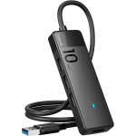 Hub usb 3. 2 avec 4 ports usb a, hub adaptateur usb avec cble 50cm, 10gbps hub ultra fin pour ordinateurs ...