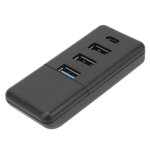 Hub usb 4 en 1 pour voiture, charge rapide, transfert de donnes, bote  gants, station d'accueil de ...