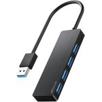 Hub usb, adaptateur 4 ports multiprise usb 3. 0, 5 gbps, rpartiteur usb pour bureau, ordinateur portable, ...