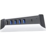 Hub usb avec adaptateur extension ports pour station accueil pour ordinateur portable de donn�es rapide ...