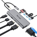 Hub usb c, 12 en 1 stations d'accueil avec hdmi 4k * 2, sd / tf, pd 100w, vga, 2 * usb 3. 0, 2 * usb ... Hub usb c, 12 en 1 stations d'accueil avec hdmi 4k * 2, sd / tf, pd 100w, vga, 2 * usb 3. 0, 2 * usb ...