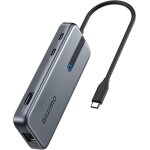Hub usb c 4k@60hz, 100w pd, ethernet rj45, usb - c / a 3. 2gen 2, lecteur de carte tf & sd, 2 usb 3. ...