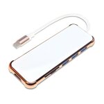 Hub usb c 6 en 1, adaptateur compatible hdmi, carte tf 4k 30hz, lecteur de carte num�rique de s�curit� ...