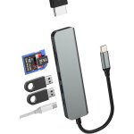 Hub usb c adaptateur usb3. 0 hdmi sd micro sd type c multiport station d'accueil (6 en 1) pour apple ...