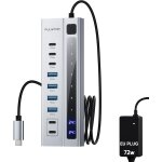Hub usb c alimenté avec adaptateur 72 w, hub usb c 3. 2 avec données usb a / c (10 gbit / s) et ports ... Hub usb c alimenté avec adaptateur 72 w, hub usb c 3. 2 avec données usb a / c (10 gbit / s) et ports ...