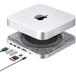 Hub usb - c avec botier de disque dur pour mac mini m1, station d'accueil de type c avec fente ssd sata ...