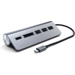 Hub usb c combo pour bureau en aluminium, adaptateur multipr s avec 3 ports usb a 3. 0 et lecteurs de ...
