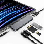 Hub usb c pour ipad pro, adaptateur 7 - en - 1 pour ipad pro m4 m2 m1 13 12. 9 11 station daccueil ipad ...