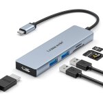 Hub usb c, station d'accueil usb c, adaptateur usb c multiport 5 en 1 avec 4k hdmi, 2 usb 2. 0, lecteur ... Hub usb c, station d'accueil usb c, adaptateur usb c multiport 5 en 1 avec 4k hdmi, 2 usb 2. 0, lecteur ...