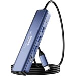 Hub usb c, station d'accueil usb c hdmi 4k @ 60 hz, longueur 1 m hub usb 3 usb - a 5 gbps, ethernet 1 ...