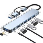Hub usb de type c usb3. 0 usb2. 0, adaptateur sparateur multi - usb otg pour huawei xiaomi lenovo macbook ...