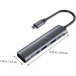 Hub usb multi ports type - c adaptateur pour ordinateurs et laptops rallonge usb pratique pour claviers ...