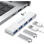 Hub usb pour ordinateur portable, usb hub 3. 0 usb splitter ultra slim data hub usb [charge non pris ...