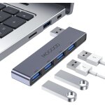 Hub usb pour ordinateur portable, usb hub 3. 0 usb splitter ultra slim data hub usb [charge non pris ...
