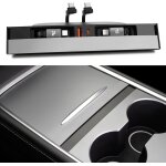 Hub usb pour tesla model 3 2021 - 2023 & model y 2021 - 2024 avec deux c�bles r�tractables de 27 w de ...