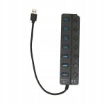 Hub usb3. 0 7 ports 5gbps transmission rapide