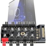 Hub de ventilateur de chssis pc, rgulateur de temprature d'ordinateur, hub de refroidissement de processeur ...