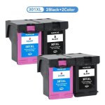 Huhikab - adhrence d'encre pour imprimante  jet d'encre, 2 documents noirs, 301 xl, 301xl, hp deskjet ...