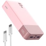 Hui - batterie externe 20000mah power bank 45w chargeur externe portable usb - c in&out charge rapide, ...