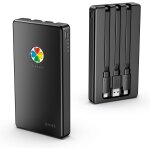Hunb - 1 to disque dur externe lightning pour iphone, certifi mfi 3 en 1 avec 3 cbles intgrs, disque ...