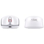 Hyperx pulsefire haste 2 mini - souris gamer sans fil (blanc)