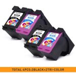 Iboqvzg 304xl cartouche d'encre pour hp304 pour hp 304 xl deskjet envy officejet 2620 2630 2632 3730 ...