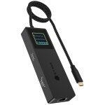 Icy box spade dock 4038 avec fil usb 3. 2 gen 2 (3. 1 gen 2) type - c noir