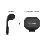 Igpsport - capteur de cadence de vitesse igs, support de capteur d'ordinateur, moniteur de frquence ...