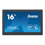Iiyama prolite t1624msc - b1 - ecran led - 15. 6 - écran tactile - 1920 x 1080 full hd (1080p) - ips ... Iiyama prolite t1624msc - b1 - ecran led - 15. 6 - écran tactile - 1920 x 1080 full hd (1080p) - ips ...