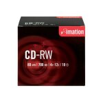 Imation showbox mtv - 10 x cd - rw - 700 mo (80 min) 4x - 10x