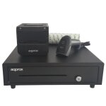Impresora t�rmica ethernet approx apppospack4180 - 2d con caj�n y lector 2d rollos incluidos