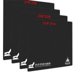 Imprimante 3d black pei lit chaud, film en acier magntique, feuille de plaque d'acier  ressort 220x22 ...