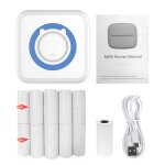 Imprimante photo tout - en - un imprimante portable multifonction mini - imprimante instantane sans ...