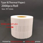 Imprimante thermique pour bijoux, 2000 pièces / rouleau, 70x12mm, barbell, compatible, réparation, prix, ... Imprimante thermique pour bijoux, 2000 pièces / rouleau, 70x12mm, barbell, compatible, réparation, prix, ...