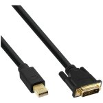 Inline 17222 c�ble vid�o et adaptateur 2 m mini displayport dvi - d noir
