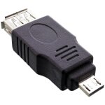 Inline 31600 changeur de genre de c�ble usb 2. 0 a female usb a noir