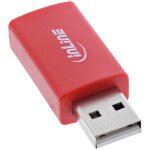 Inline 31653 changeur de genre de c�ble usb - a rouge