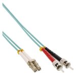 Inline - cordon de raccordement - lc multi - mode (m) pour st multi - mode (m) - 15 m - fibre optique ...