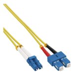 Inline - cordon de raccordement - mode unique lc (m) pour mode unique sc (m) - 0. 5 m - fibre optique ...