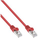 Inline - cordon de raccordement - rj - 45 (m) pour rj - 45 (m) - 50 cm - sftp - cat 5e - moul� - rouge ...