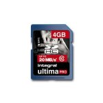Integral - carte mémoire flash - 4 go - class 10 - 133x - sdhc Integral - carte mémoire flash - 4 go - class 10 - 133x - sdhc