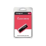 Integral - clé usb - 64 go - usb 2. 0 - noir Integral - clé usb - 64 go - usb 2. 0 - noir