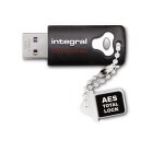 Integral crypto - clé usb - chiffré - fips 140 - 2 level 2 - 16 go - usb 3. 0 Integral crypto - clé usb - chiffré - fips 140 - 2 level 2 - 16 go - usb 3. 0