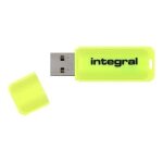 Integral neon - clé usb - 16 go - usb 2. 0 - jaune Integral neon - clé usb - 16 go - usb 2. 0 - jaune