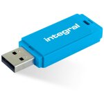 Integral neon - cl� usb - 32 go - usb 2. 0 - bleu
